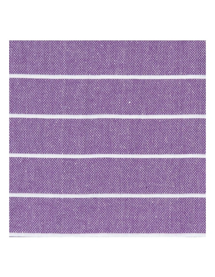 Thin Turkish Towel in Dark Purple image 4