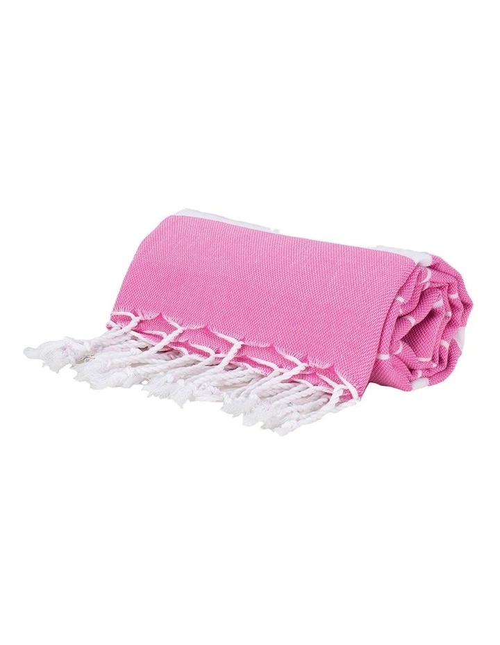 Thin Turkish Towel in Light Pink image 1