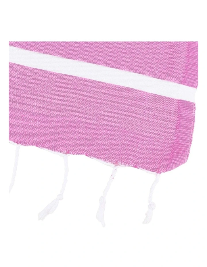 Thin Turkish Towel in Light Pink image 3