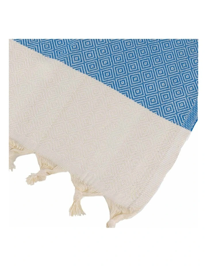 Turkish Towel in Pale Blue/White image 3
