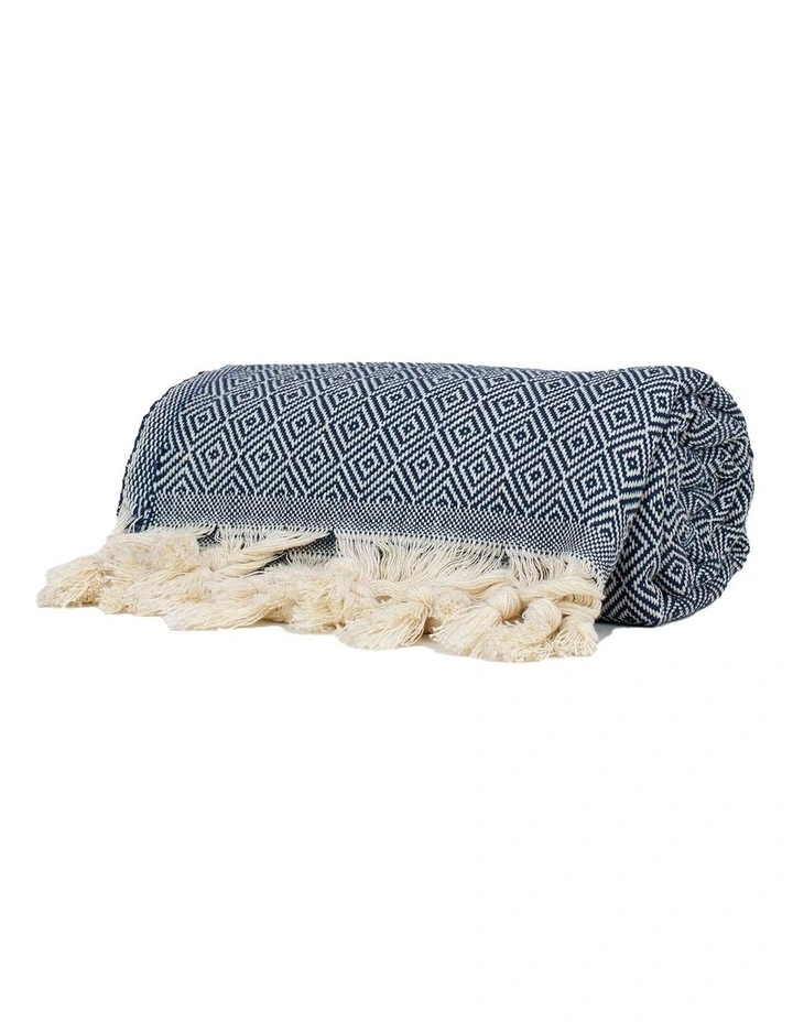 Turkish Towel in Navy image 1