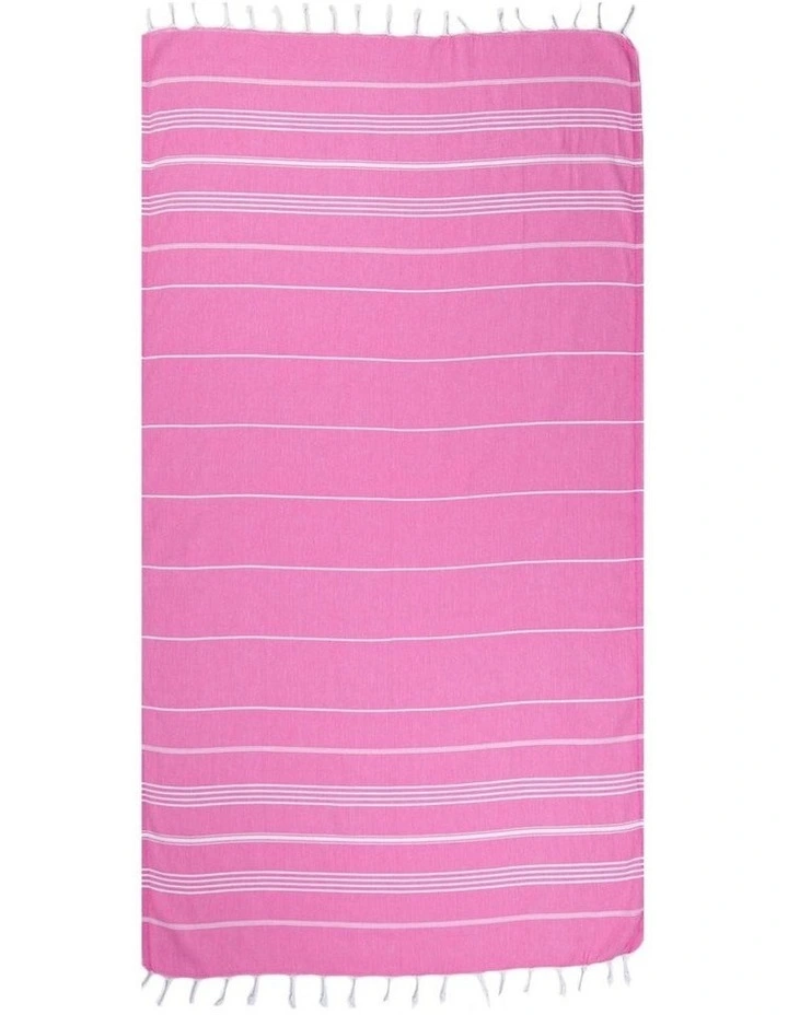 Thin Turkish Towel in Pink image 2