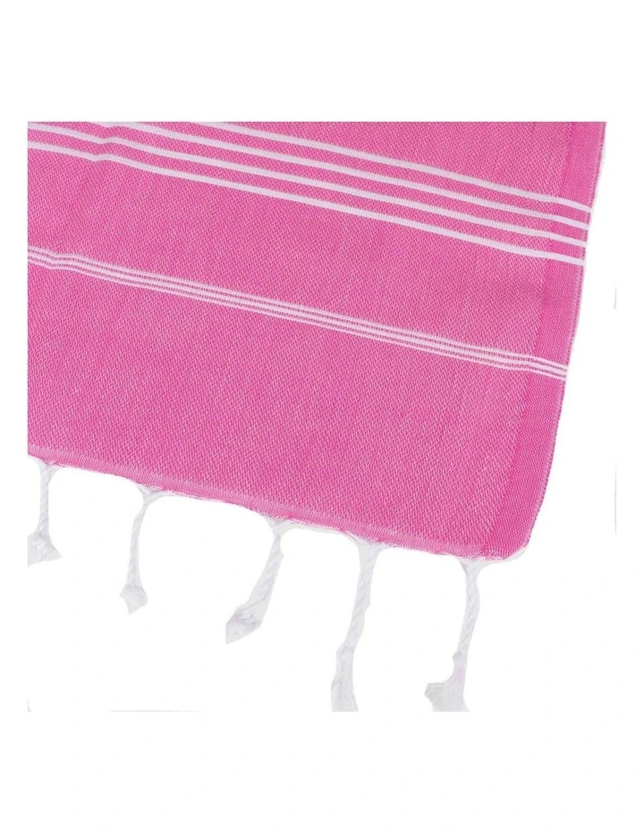 Thin Turkish Towel in Pink image 3