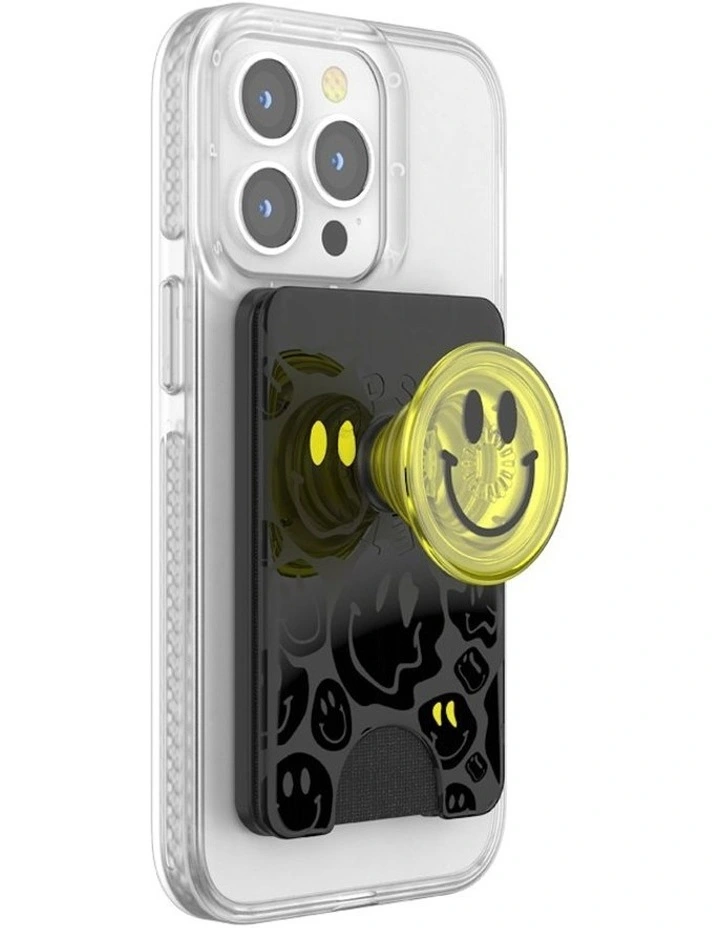 PopWallet  MagSafe iPhone Card Holder/Wallet with PopGrip All Smiles image 4