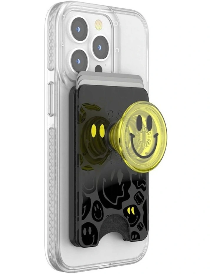 PopWallet  MagSafe iPhone Card Holder/Wallet with PopGrip All Smiles image 5