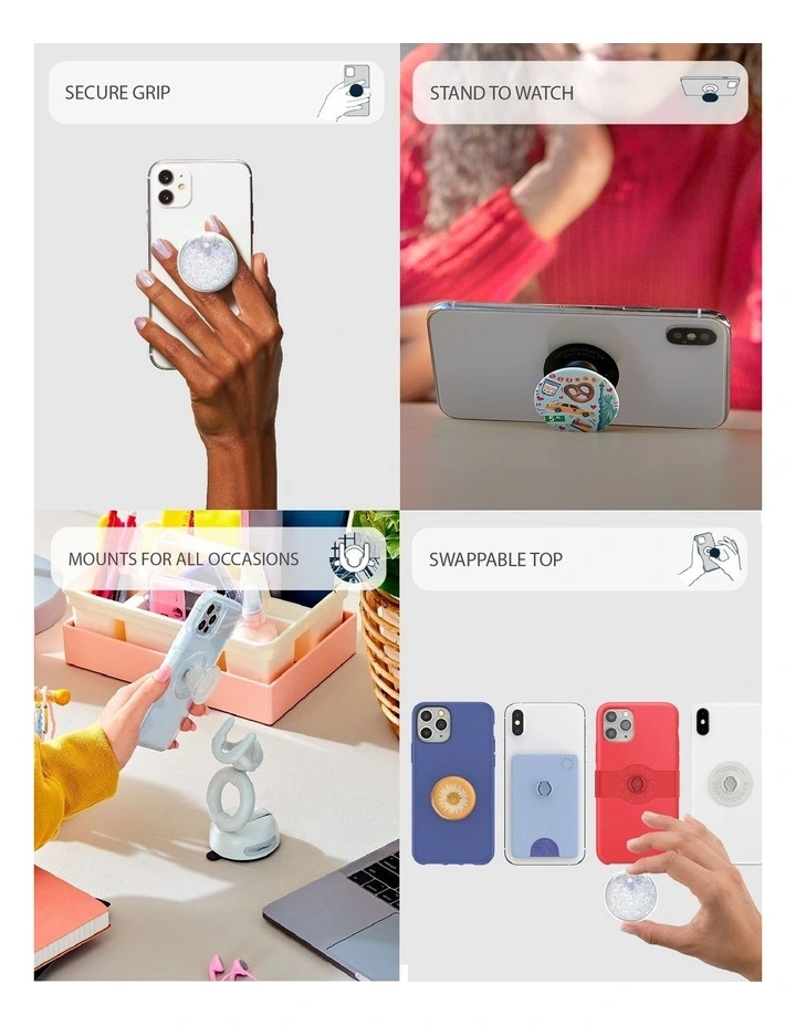 PopGrip Swappable Phone & Tablets Grip in Tidepool Halo image 7