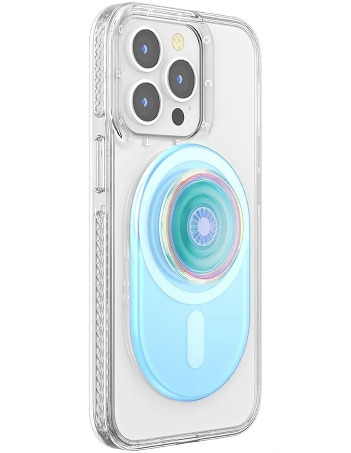 PopGrip MagSafe Phone Grip Stand in Opalescent Blue image 4