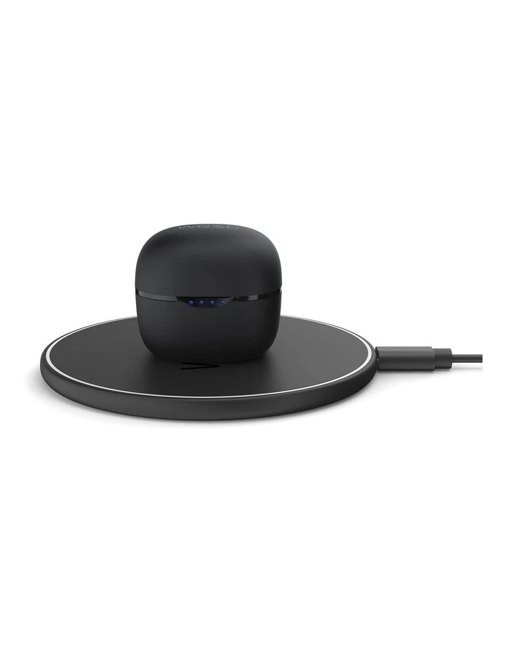 True Wireless Stereo Bluetooth Earbud Headphone   Charging Case in Black image 3