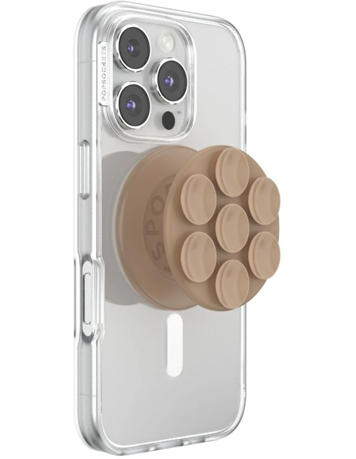 Suction Mag Safe Phone Grip And Holder in Latte image 1