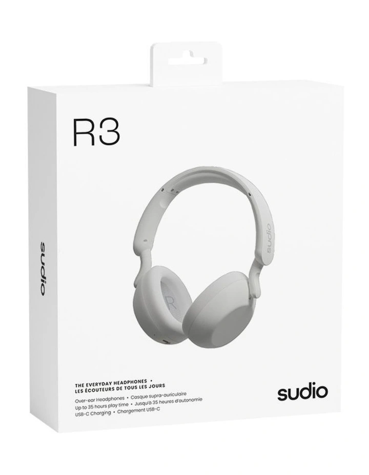 R3 On-Ear Wireless Headphones in White image 7
