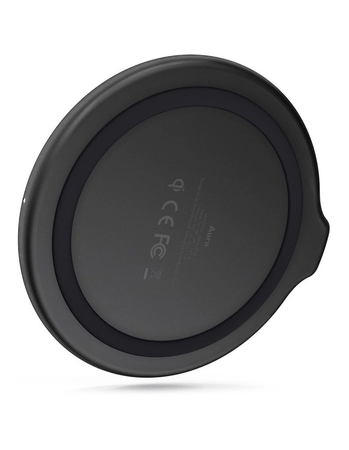 Aura Wireless Fast Charging Device in Black image 4