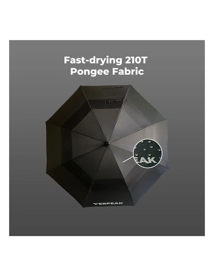 VERPEAK Ultra Large Golf 62 210T Pongee Microweave Fabric Umbrella In