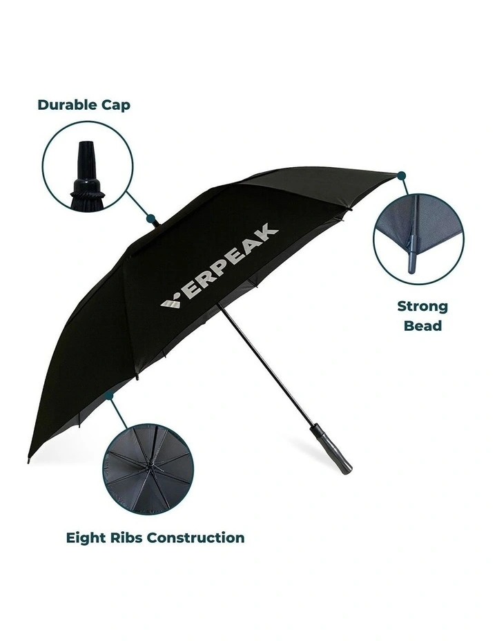 VERPEAK Ultra Large Golf 62 210T Pongee Microweave Fabric Umbrella In