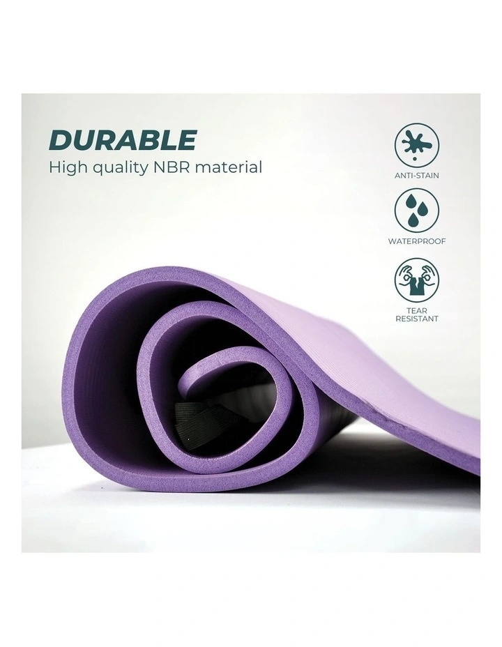 VERPEAK NBR Yoga Mat 1.5cm In Blue MYER