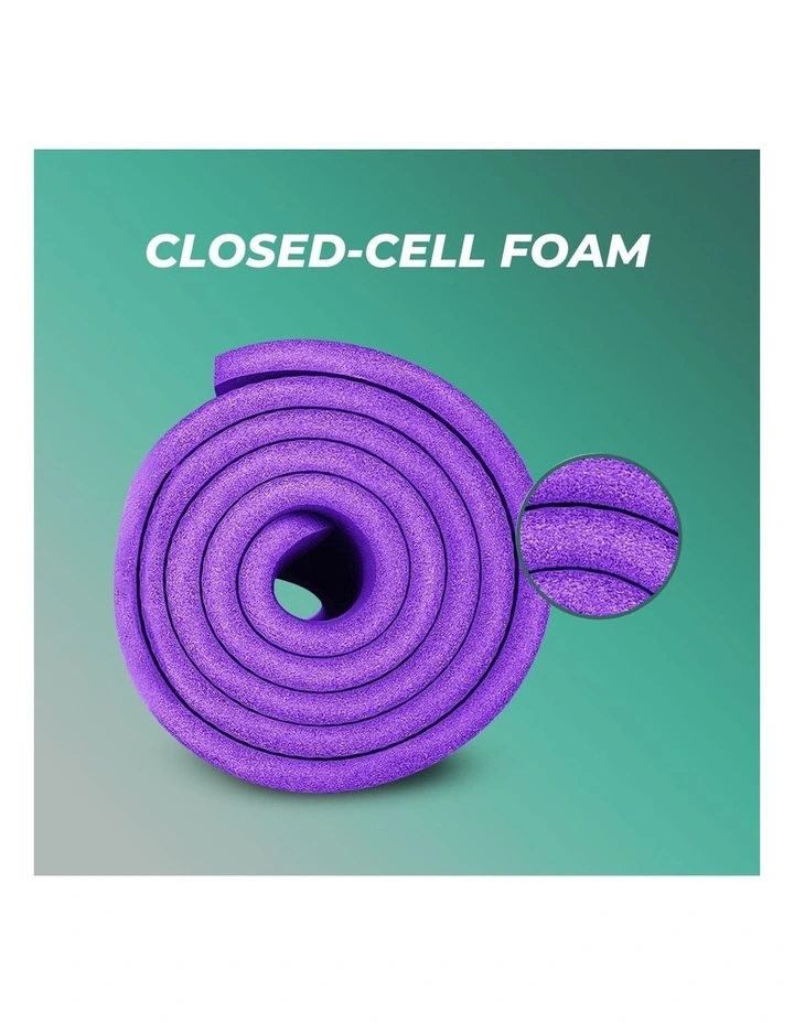 VERPEAK NBR Yoga Mat 2.0cm In Burgundy MYER