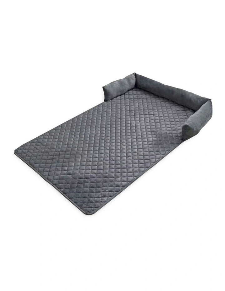 Floofi Pet Sofa Cover With Bolster Large Size In Grey MYER