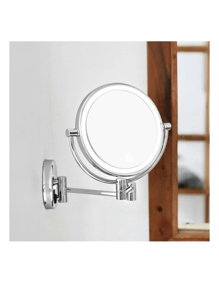 GOMINIMO 8 Inch DoubleSided LED Makeup Vanity Mirror In Silver MYER