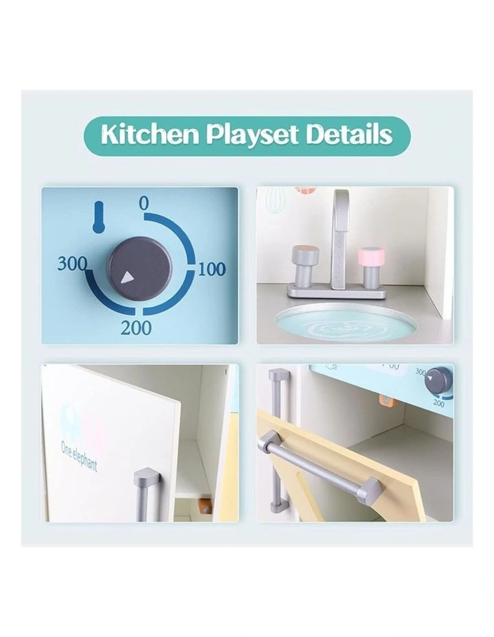 Ekkio Highquality MDF Board Wooden Kitchen Playset In Assorted MYER