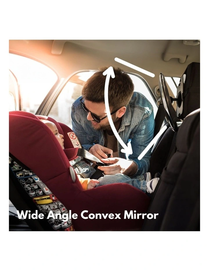 GOMINIMO Baby Infant Back View Facing Car Safety Mirror For Back Seat