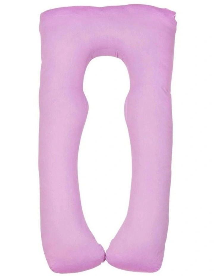 GOMINIMO Pregnancy Nursing Sleeping Body Pillow With Pillowcase Purple MYER