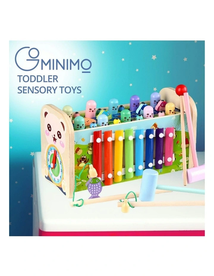 GOMINIMO Toddler Sensory Toys With Hammering Pounding And Fishing MYER