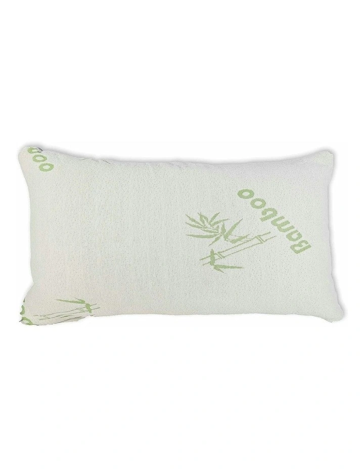 GOMINIMO Memory Foam Pillow Bamboo Pillow 70x40cm In White MYER