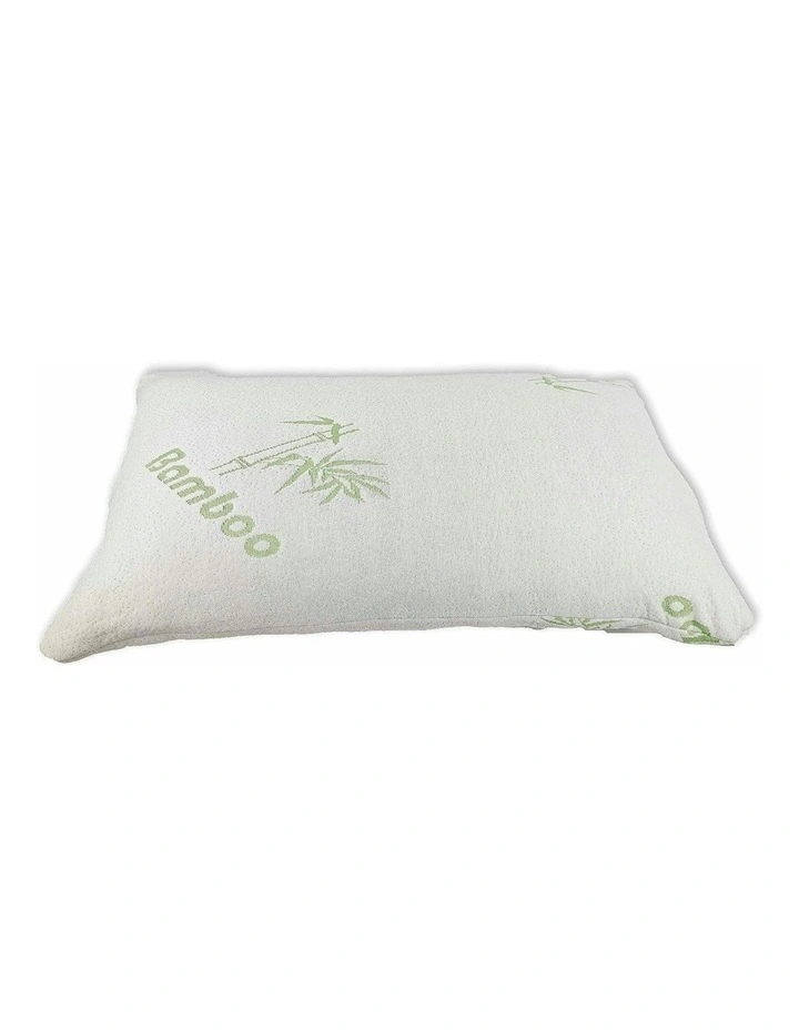 GOMINIMO Memory Foam Pillow Bamboo Pillow 70x40cm In White MYER