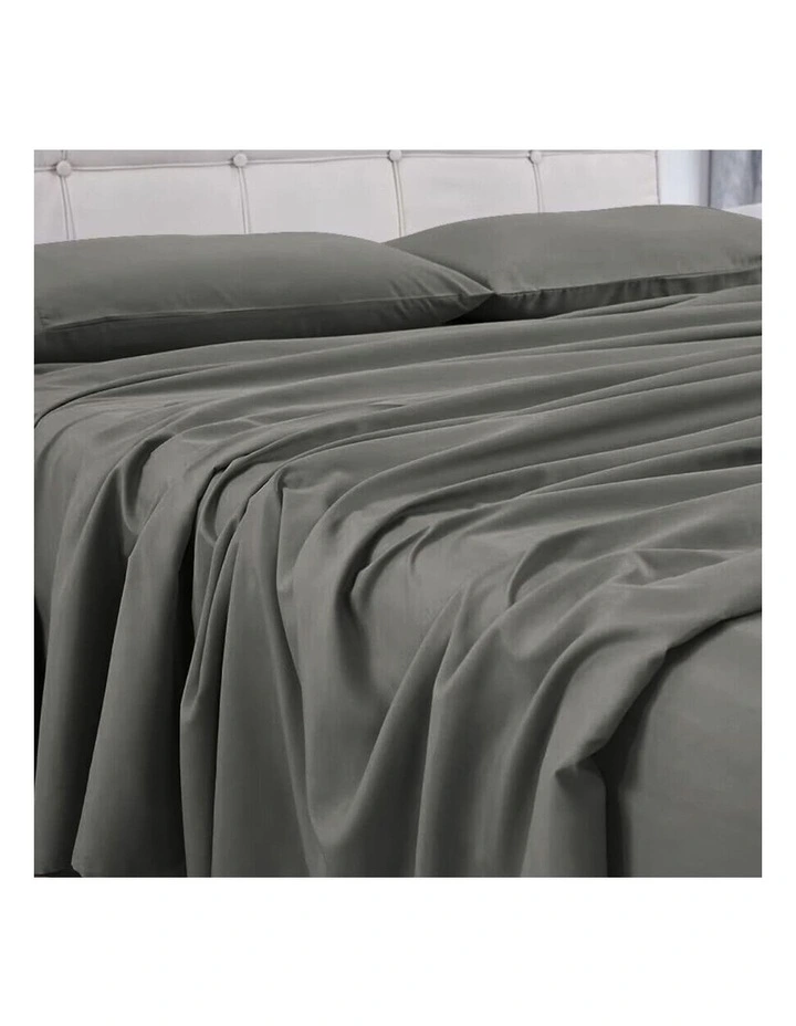 GOMINIMO Bed Sheet Set Queen 4 Piece In Grey MYER