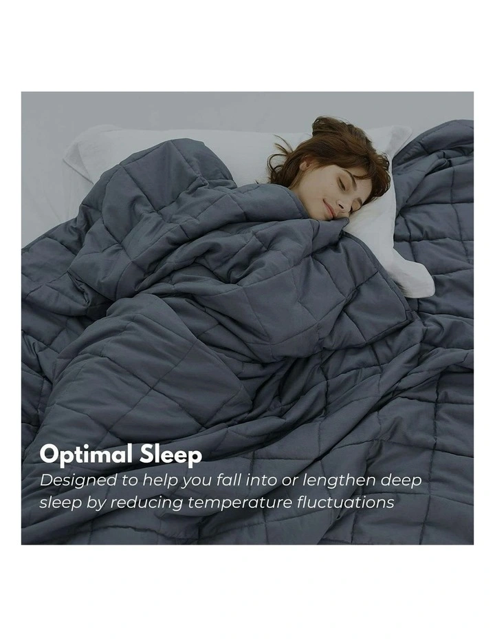 GOMINIMO Gravity Heavy Relax Weighted Blanket 5kg In Light Grey MYER