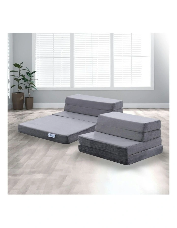 GOMINIMO Portable Foldable Mattresses Topper With Memory Foam Single In