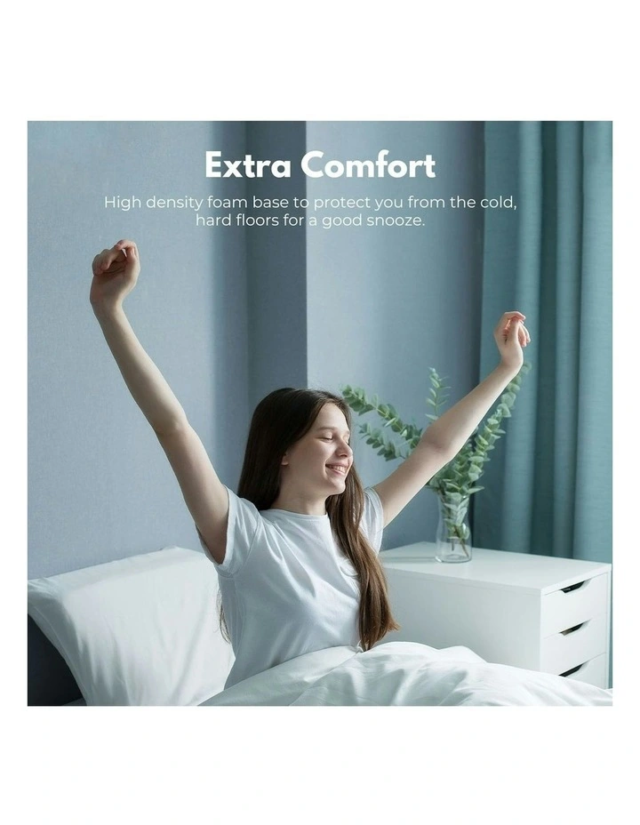 GOMINIMO Portable Foldable Mattresses Topper With Memory Foam Single In