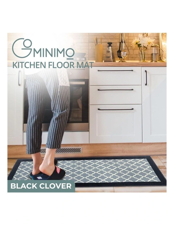 GOMINIMO Non Slip Absorbent Kitchen Floor Mat 80cm And 120cm 2 Pieces