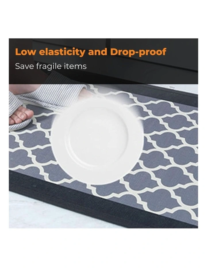 GOMINIMO Non Slip Absorbent Kitchen Floor Mat 80cm And 120cm 2 Pieces