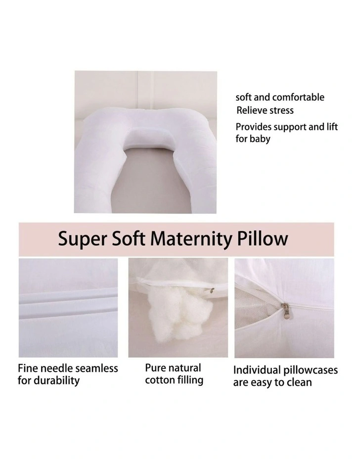 GOMINIMO Pregnancy Maternity Nursing Sleeping Body Pillow In Grey MYER