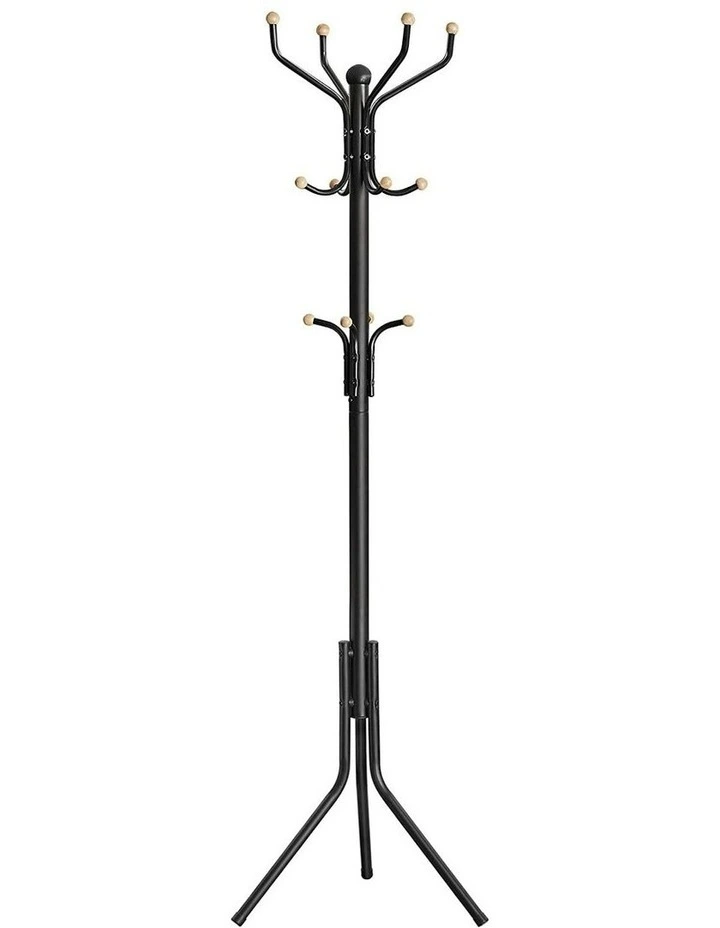 Songmics Metal Coat Rack Tall Hall Tree 182cm In Black MYER