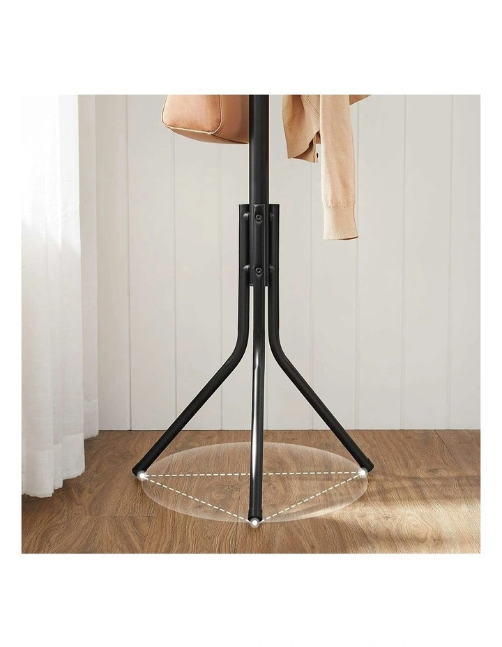 Songmics Metal Coat Rack Tall Hall Tree 182cm In Black MYER