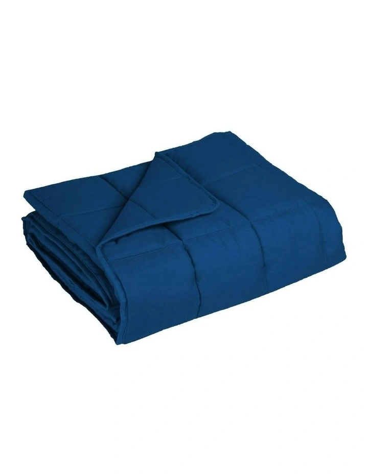 GOMINIMO Adults Gravity Heavy Relax Weighted Blanket 9kg In Navy Blue