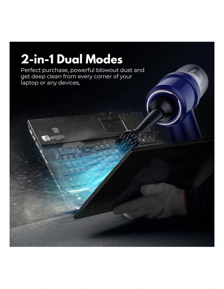 MiraKlass 45000rpm Handheld Cordless Vacuum Cleaner Dust Blower Air