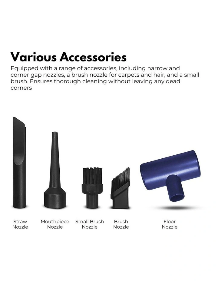 MiraKlass 45000rpm Handheld Cordless Vacuum Cleaner Dust Blower Air