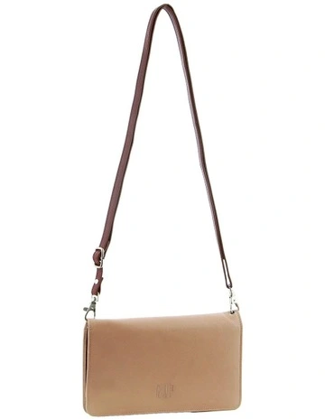 Leather Wallet/Organiser Bag in Blush