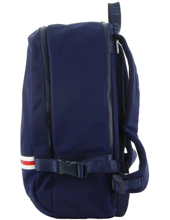 Nylon Travel Backpack in Navy image 2