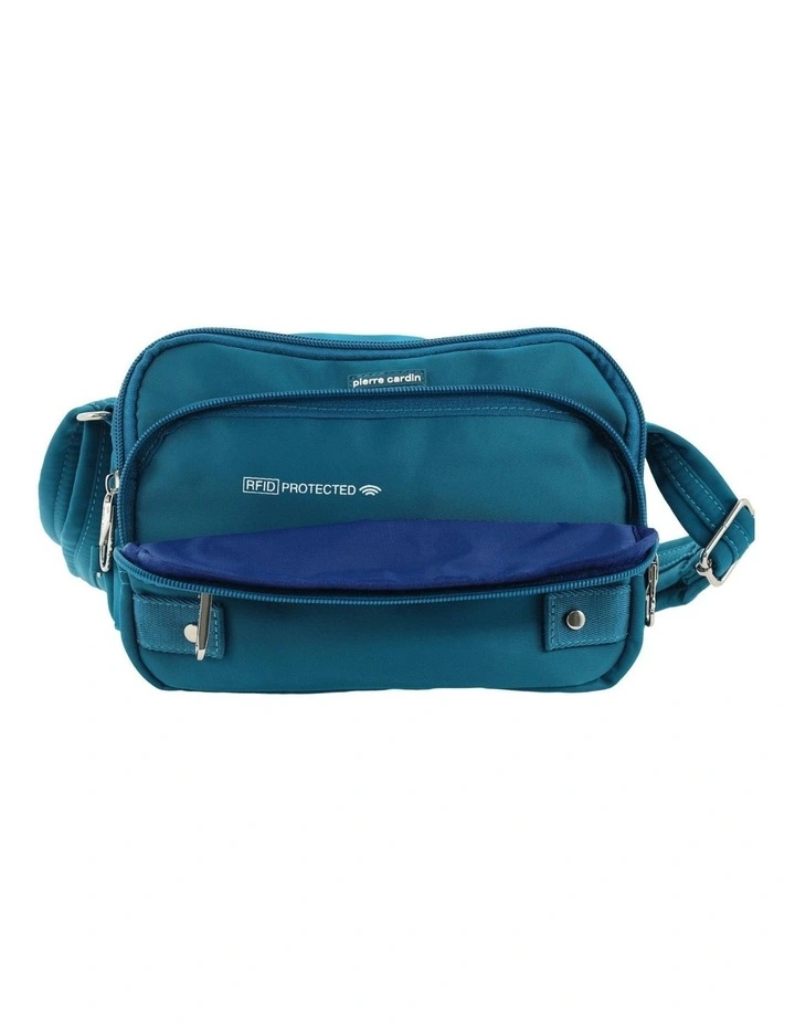 Anti-Theft Cross Body Bag in Turquoise image 4