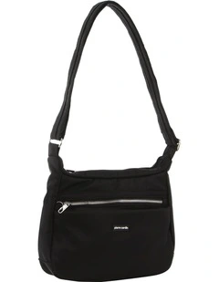 Anti-Theft Cross Body Bag in Black