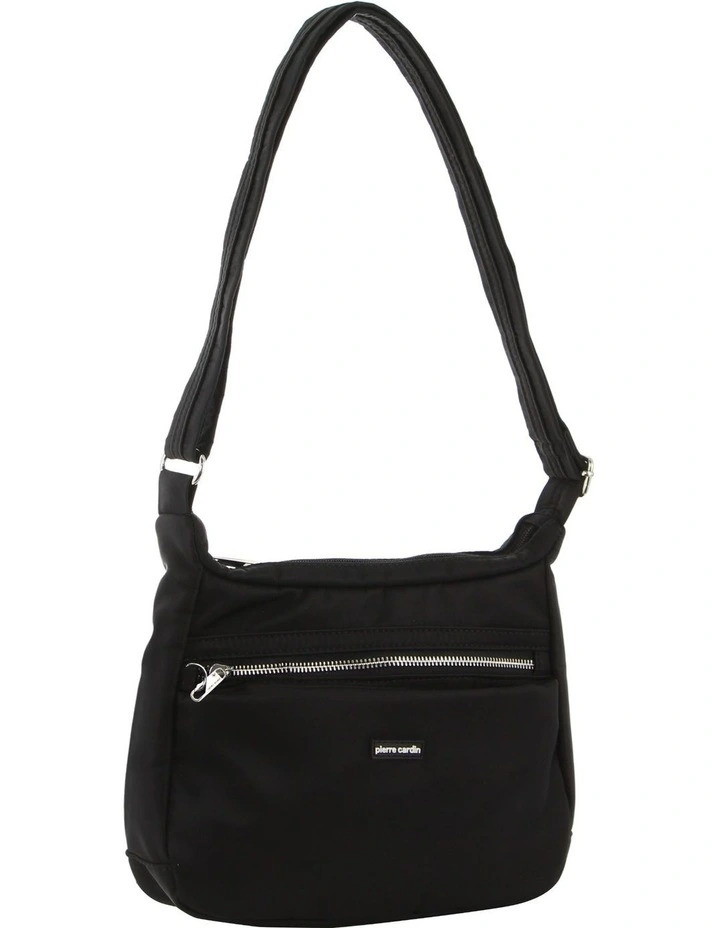 Anti-Theft Cross Body Bag in Black image 1
