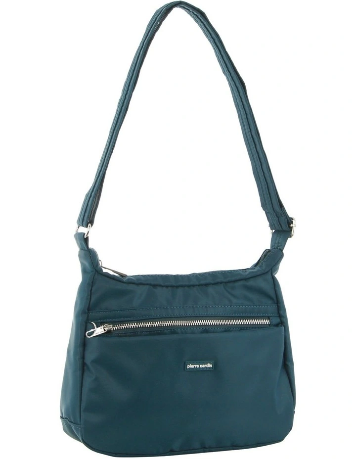Anti Theft Cross Body Bag in Teal image 1