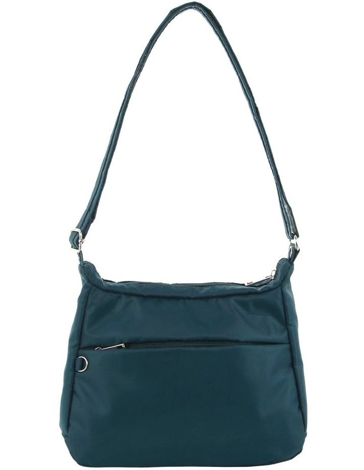 Anti Theft Cross Body Bag in Teal image 4