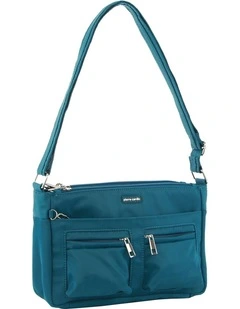 Anti Theft Cross Body Bag in Turquoise