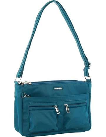 Anti Theft Cross Body Bag in Turquoise