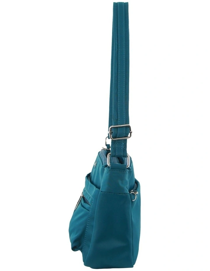 Anti Theft Cross Body Bag in Turquoise image 3