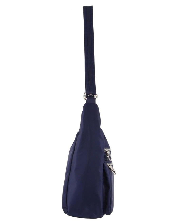 Anti-Theft Cross Body Bag in Navy image 4